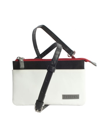 7CLOUDS Umhängetasche Markyna 7.2 in white-black-red
