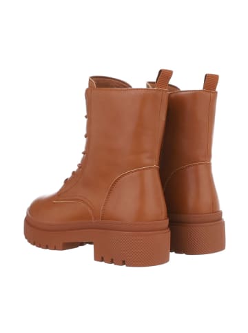 Ital-Design Stiefelette in Camel