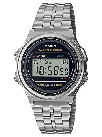 Casio Digitaluhr Vintage Silberfarben