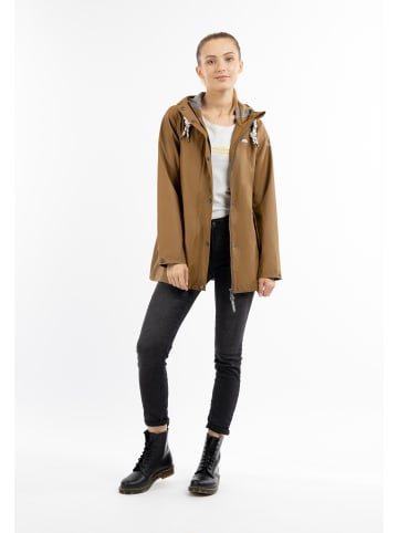 Schmuddelwedda Damen Regenjacke in Dunkelsand-271