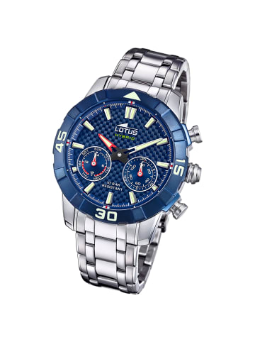 Lotus Chronograph-Armbanduhr Lotus Classic silber groß (ca. 45mm)
