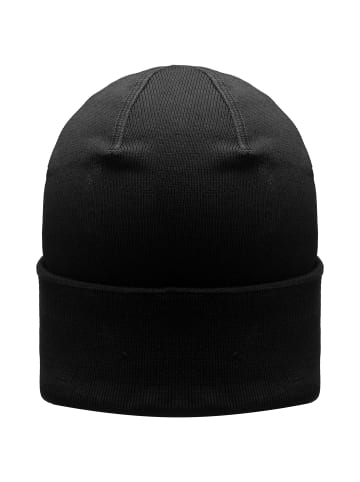 OUTFITTER Beanie OUTFITTER OCEAN FABRICS Beanie in schwarz / weiß