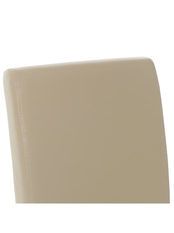 MCW 2er-Set Esszimmerstuhl Crotone, Creme, helle Beine