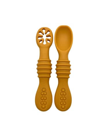 LILLBI Lernlöffel-Set in Mustard