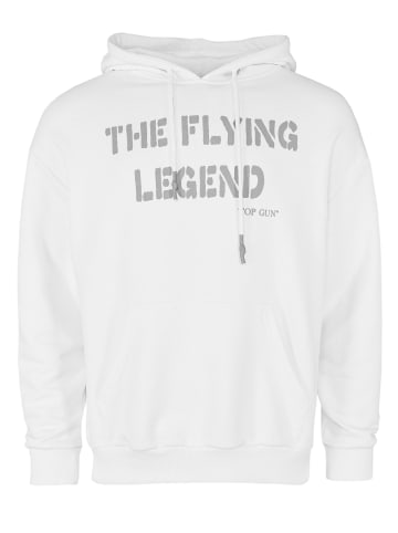 TOP GUN Hoodie TG22003 in white