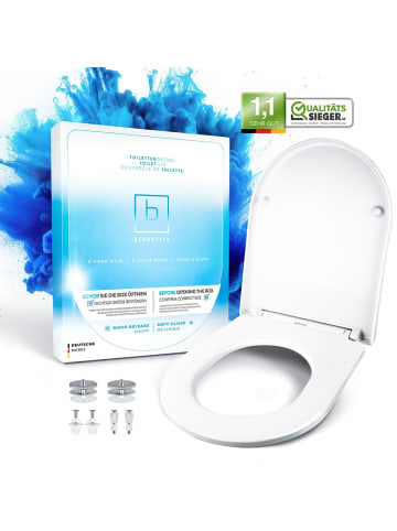 Benkstein WC-Sitz D-Form  Weiß