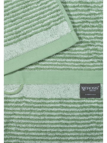Ross 4 X Handtuch im Set Stripes in Grün