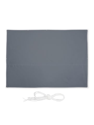 relaxdays Sonnensegel "Rechteck" in Grau - (B)3,5 x (T)4,5 m