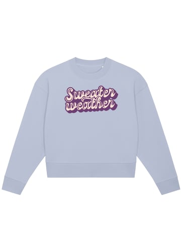 wat? Apparel Sweatshirt Sweater weather in Serene Blue