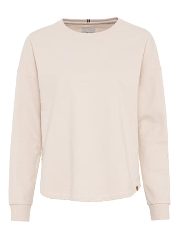 Camel Active Rundhals Sweatshirt aus reiner Baumwolle in Mandel