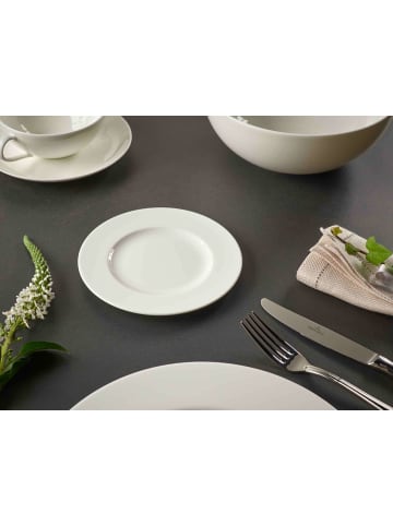 Villeroy & Boch 6er Set Brotteller Anmut ø 16,4 cm weiß in weiß