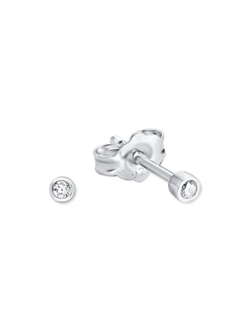 Amor Ohrstecker Silber 925, rhodiniert in silber