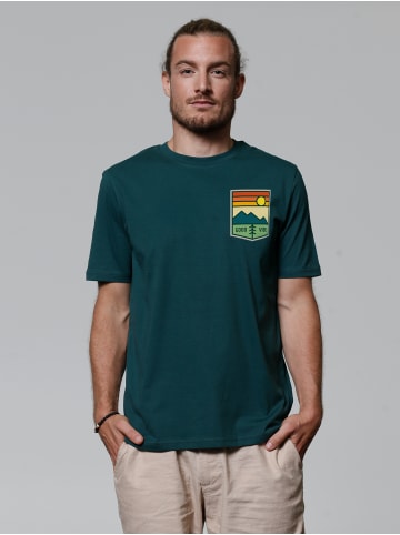 wat? Apparel T-Shirt Good Vibe in Dunkelgrün