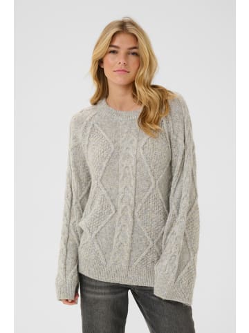 My Essential Wardrobe Strickpullover VeraMW Box fit in Light Grey Glitter