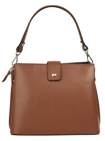 Cluty Handtasche in cognac