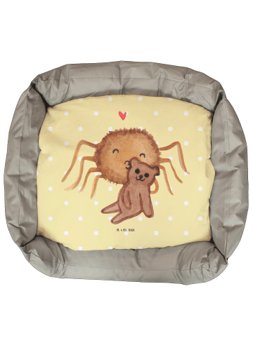 Mr. & Mrs. Panda Katzenkörbchen Spinne Agathe Teddy ohne Spruch in Gelb Pastell