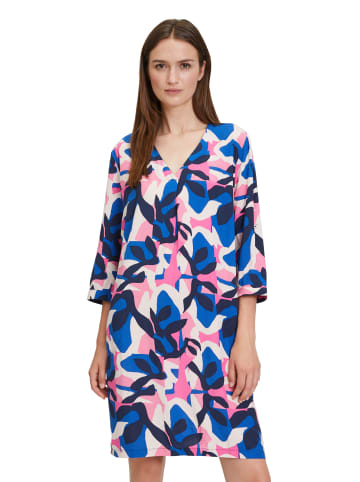 BETTY & CO Casual-Kleid mit Print in Dark Blue/Pink