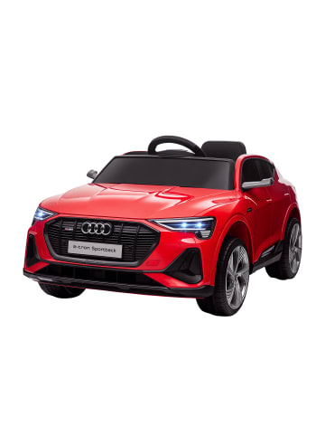 HOMCOM 12V Elektrofahrzeug Audi E-tron rot