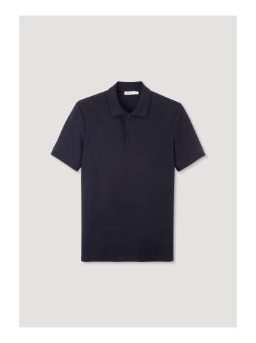 Hessnatur Premium-Zwirn Poloshirt in marine