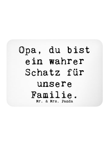 Mr. & Mrs. Panda Pinnwand Magnet Spruch Opa Schatz mit Spruch in Weiß