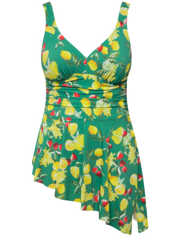 Ulla Popken Badeanzug in grün