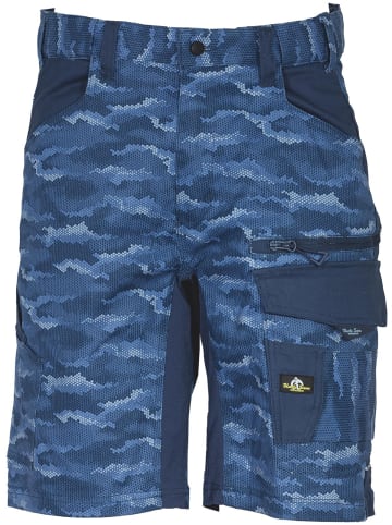 Uncle Sam Arbeitsshorts in marineblau/camouflage in marineblau/camouflage