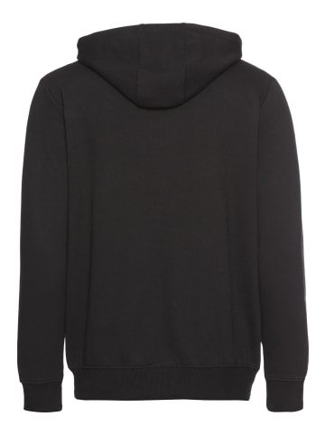 Man's World Kapuzensweatjacke in schwarz