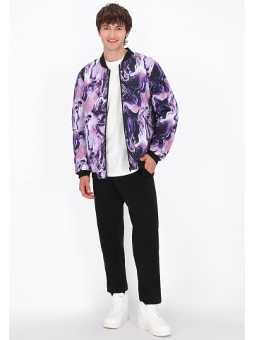MO Men Jacket in purple multicolor