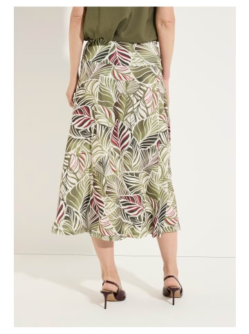 More & More unkomplizierter Jersey-Schlupfrock in big leaves print