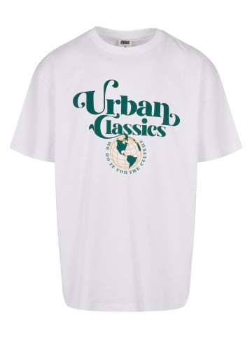 Urban Classics Urban Classics Herren Organic Globe Logo Tee in white