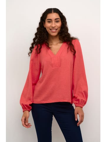 Kaffe Langarm-Bluse KAelise in Cayenne CC