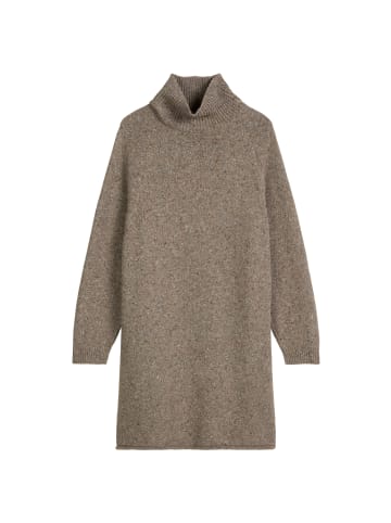 Tweed-Pulloverkleid regular in Shaded Brown Melange