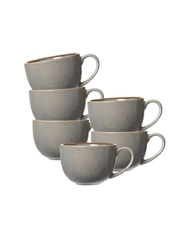 Ritzenhoff & Breker 6er Set Kaffeetassen Taste 200 ml taupe in taupe