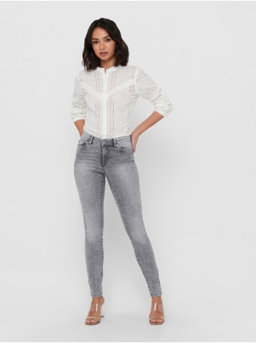 ONLY Skinny Fit Denim Stretch Jeans ONLWAUW in Hellgrau