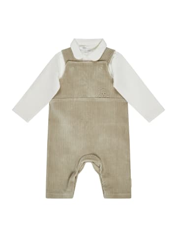 Sterntaler Bekleidungs-Set Langarmshirt und Latzhose in steingrau
