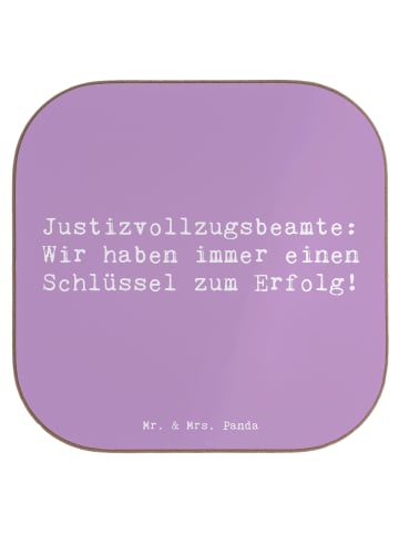 Mr. & Mrs. Panda Bierdeckel Spruch Justizvollzugsbeamter Erfolg ... in Lavendeltraum