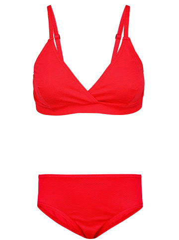 Aquarti Mädchen Bikini Set Zweiteilig Bikinislip Bustier in rot Modell 1