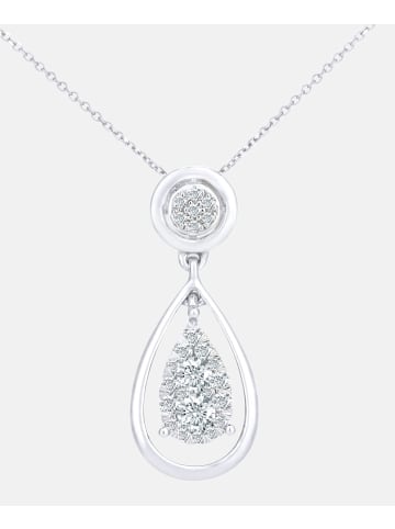 Diamant L'éternel Halskette mit Anhänger aus 375 Weißgold mit Diamant