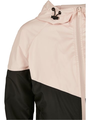 Urban Classics Windbreaker in lightpink/black