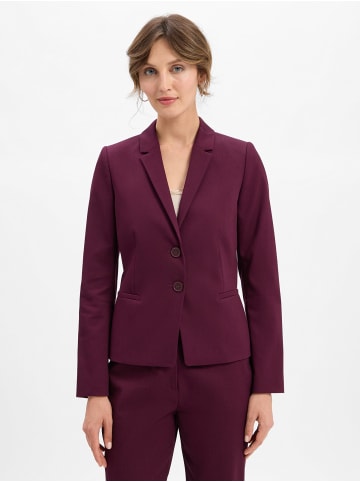 Marie Lund Kurzblazer in aubergine - 0006