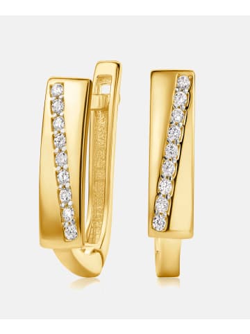 Diamant L'éternel Ohrringe aus 585 Gelbgold