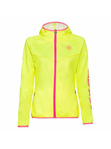 BIDI BADU Grace Tech Jacket - neongreen/pink in neongelb/pink