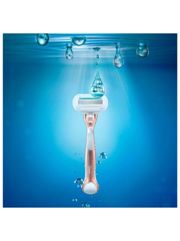 Gillette Venus Nassrasierer für Frauen "Extra Smooth Sensitive" in Rosegold