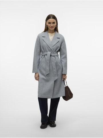 Vero Moda Mantel in Light Grey Melange