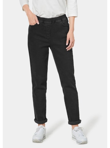GOLDNER Thermo-Jeans LOUISA Stretchbequeme Thermo-Jeans LOUISA mit kuscheliger Innenseite in schwarz