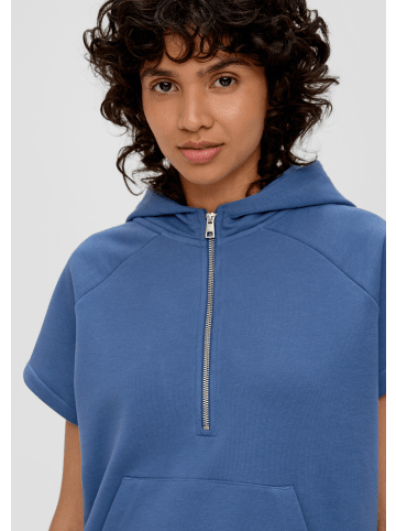 s.Oliver Sweatshirt kurzarm in Blau