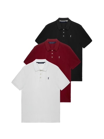 Polo Club 3 tlg. Set: Poloshirts in Multicolor