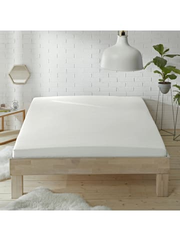 Erwin Müller Renforcé Spannbettlaken Würzburg in weiß - kochfest