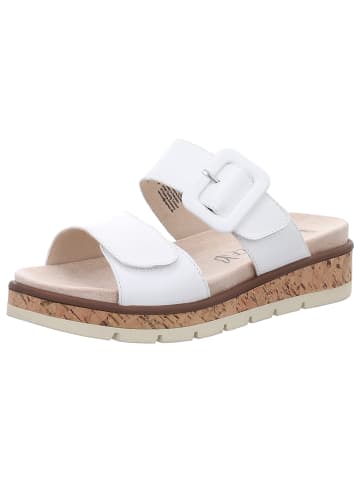 Caprice Klassische Pantolette in weiss