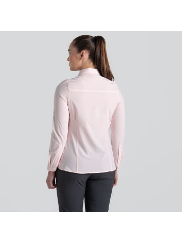 Craghoppers Langarm Bluse NosiLife Pro Stretch in rosa